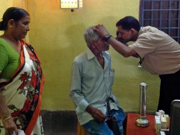 Free Eye Operation Camp at Village
