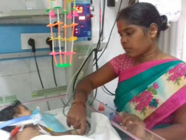 Help 4-month-old baby Praveena fight a battle with heart disease