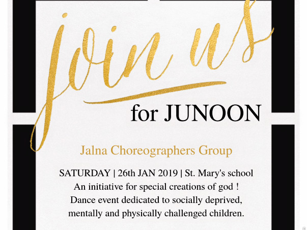 JUNOON: An Event For The Deprived