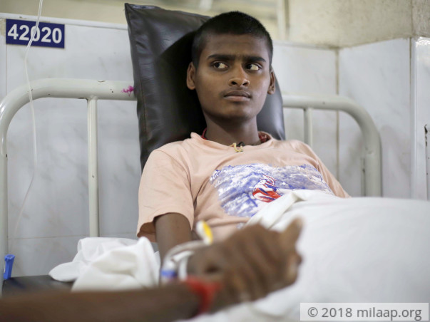16-year-old Praveen needs help to fight cancer