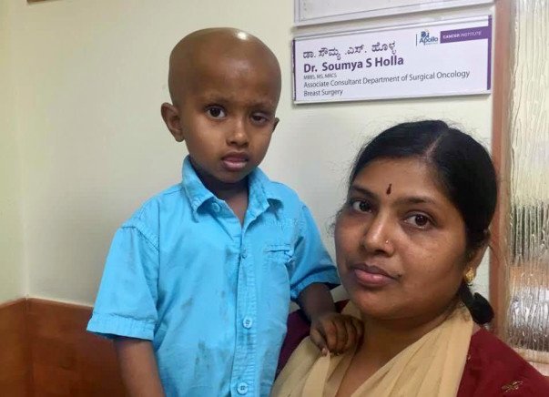 3-Year-Old Lohith Needs Your Support To A Fight A Rare Cheek Cancer