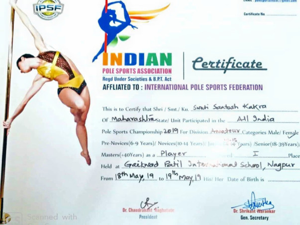 Help Swati To Represent India & Win World Pole Sports Championship