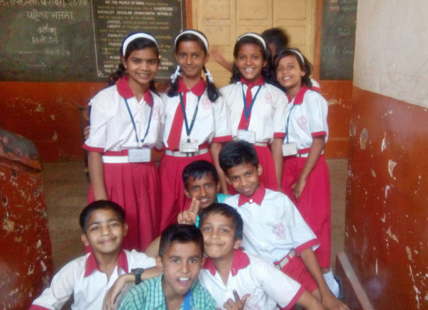 Library and Science equipment for Grade 6 kids of Bhosari village.