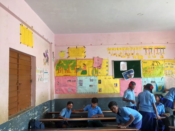 Colouring The Life Of Kids At Doddanekundi Government School