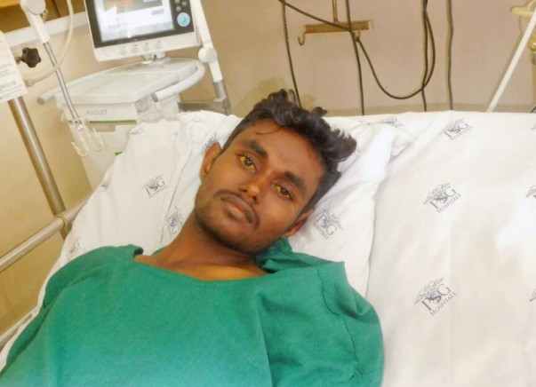 Help Anandaraj undergo a liver transplant