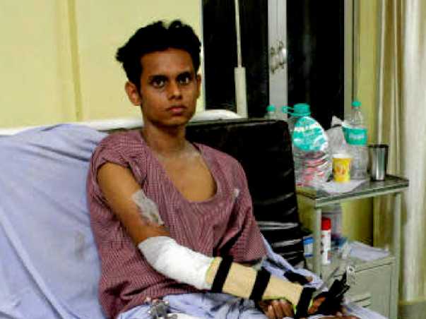 Aged Father Struggles To Save 21-Year-Old Who Already Lost His Leg