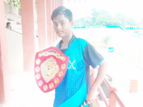 Prince Sen 15 years old child Hockey player