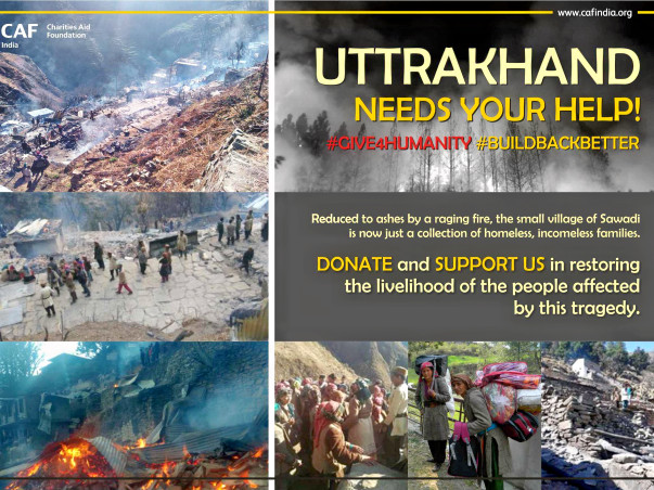 Wiped out by fire, Uttarakhand Village requires your support