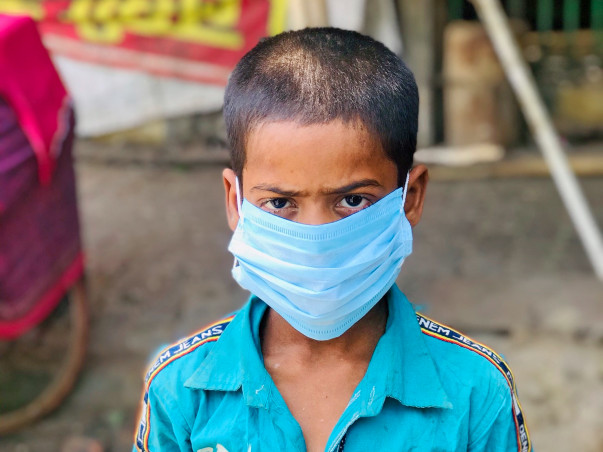 Donate a mask to a warrior