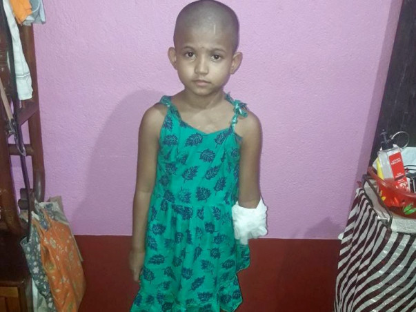 Return the hand to this 8 year old kid