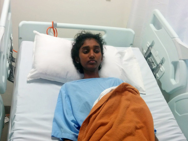 Sanju has been fighting bone cancer and now it has spread to her lungs