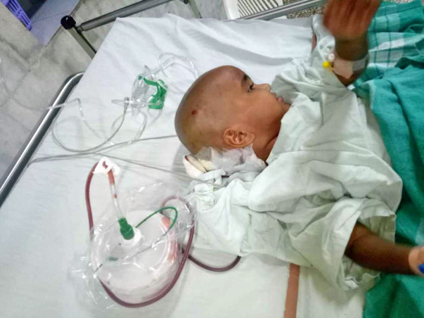 Help this Cute Kid to fight Brain Tumor