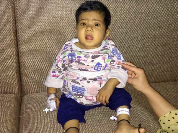 Help 4-month-old Sadia fight decompensated liver.