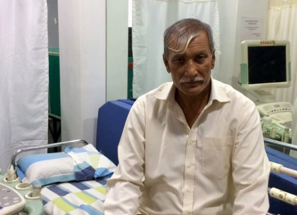62-year-old Vilas has severe heart blockage and urgently needs surgery