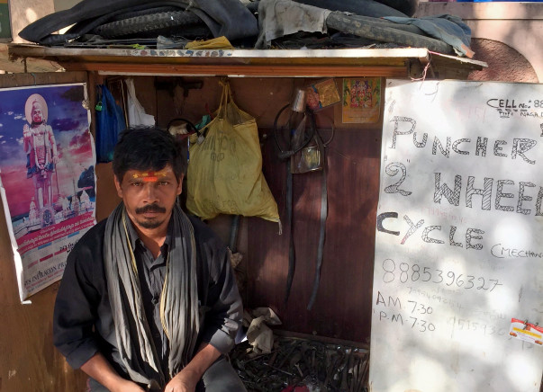 Help Nagababu reclaim his equipment to run his cycle shop better.
