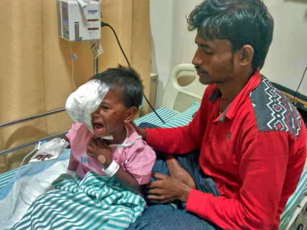 4-year-old Puthul with eye cancer needs our help