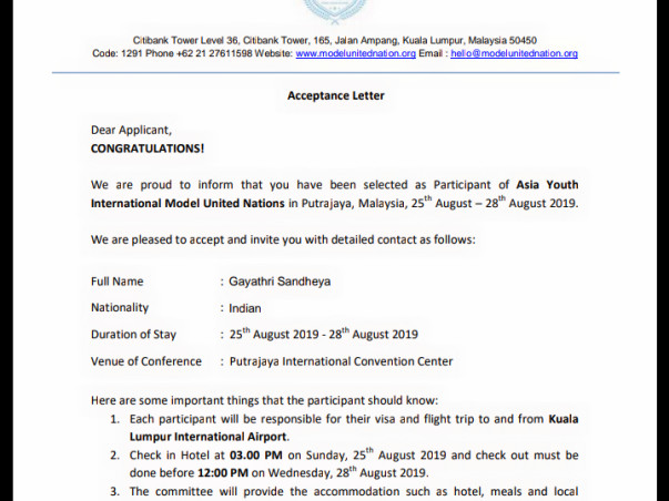 Help Me Attend AYIMUN 2019