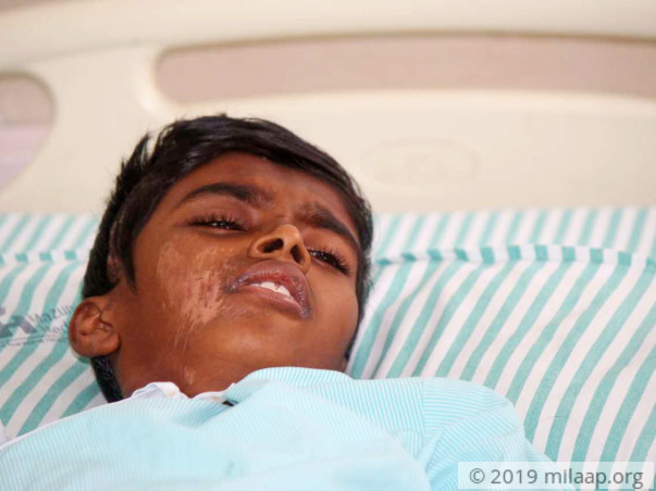 Help this 13-year-old who is critical after an accidental fall