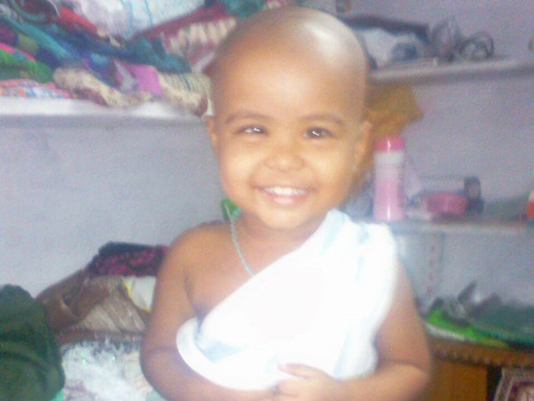 Nothing can restore a dead eye and this kid may lose another to cancer