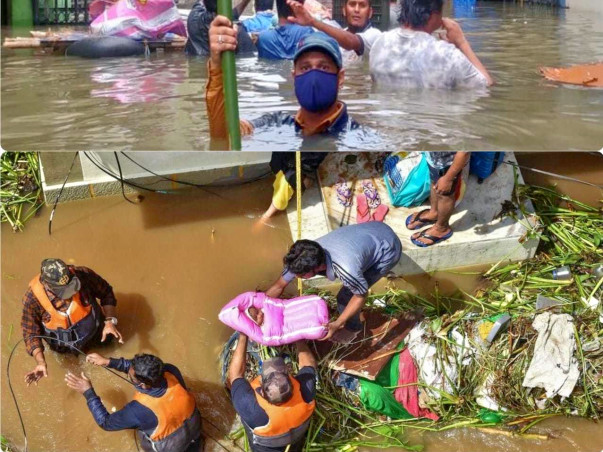 Let's stand up and help for hyderabad flood affected victims