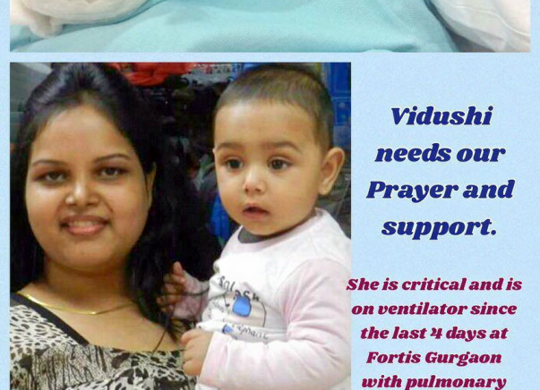 Help Vidushi survive and raise her 4 year old daughter....