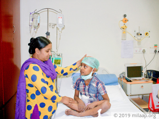 Help 7-year-old Rifat fight a severe form of lymph cancer