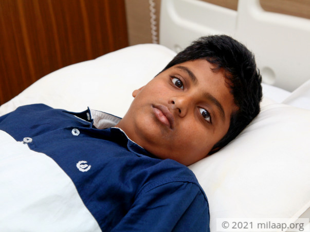 15-year-old Krishna is suffering in pain due to swelling in his joints