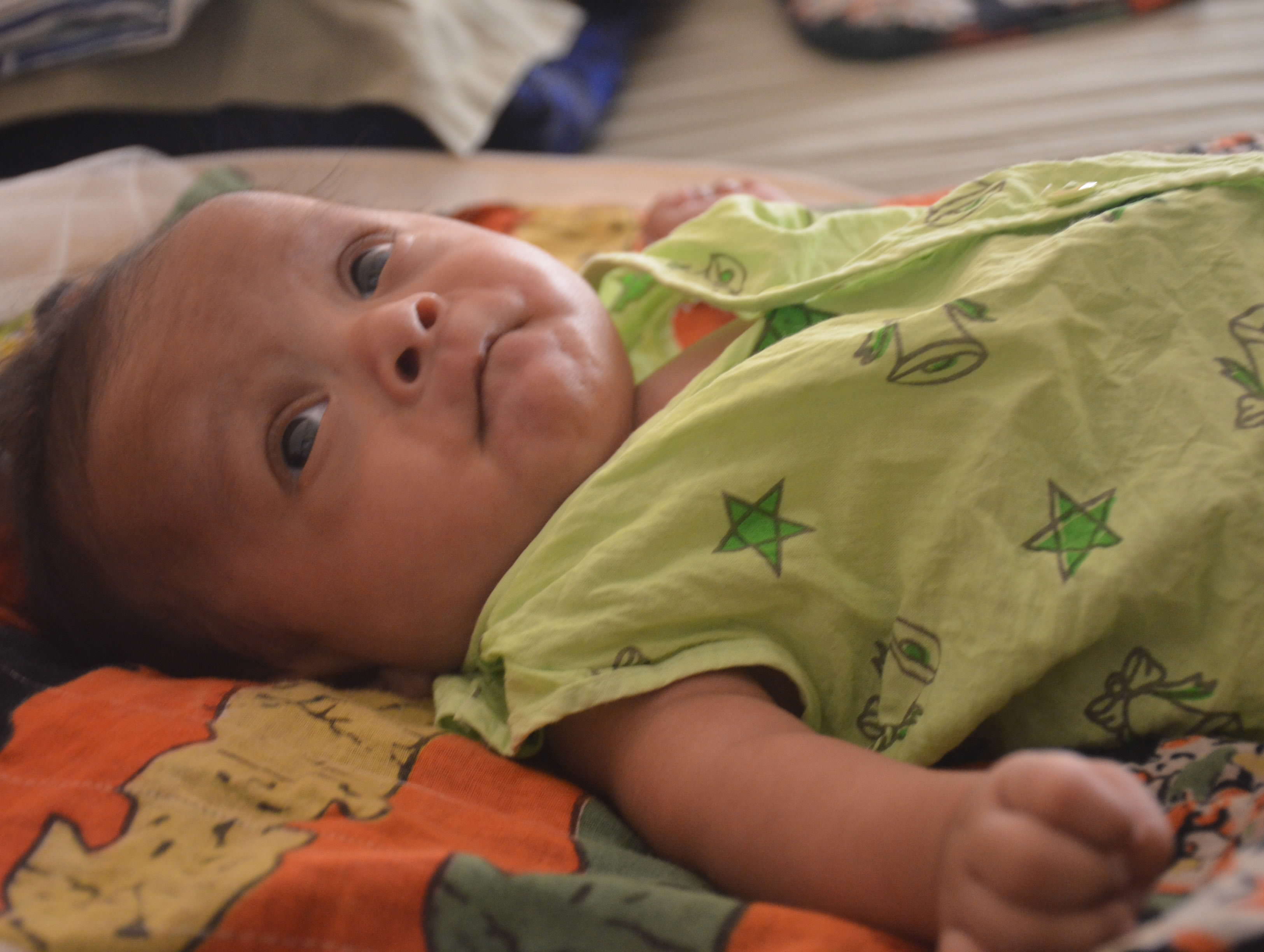 This 4MonthOld Baby Throws Up At Least 8 Times A Day And Is Half The